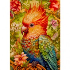 DUTCH LADY DESIGNS GREETING CARD Tropical Bird 8
